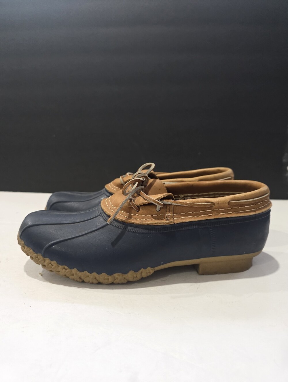 Men's Bean Boots Rubber Moc Size 8 shoes camp moc